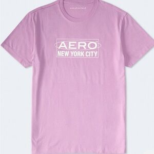 NWT Aero Oval Box Logo Graphic Tee